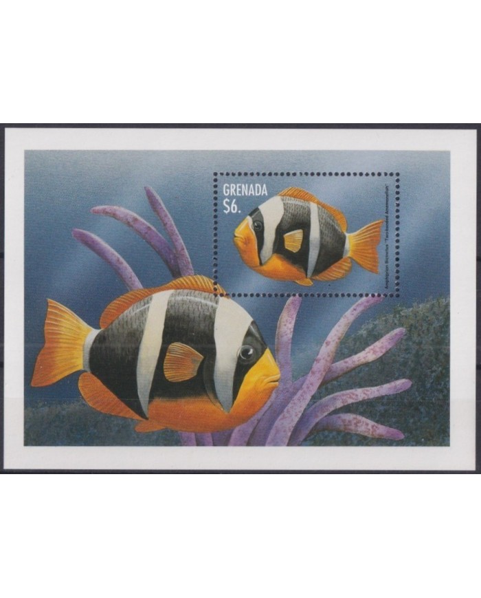 F-EX34269 GRENADA MNH SEA MARINE REEF WILDLIFE FISH PECES.