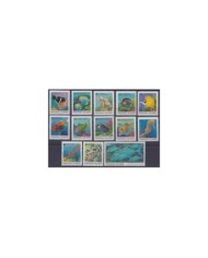 F-EX34292 MALDIVES MNH 1989 MARINE REEF WILDLIFE FISH PECES.