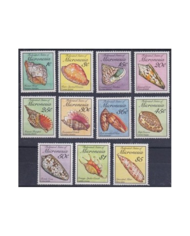 F-EX34297 MICRONESIA MNH 1999 MARINE WILDLIFE FISH SEASHELL SHELL CONCH. NO COMPLETE.