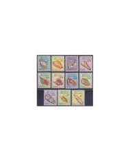 F-EX34295 MARSHALL IS MNH 1988 MARINE REEF WILDLIFE FISH PECES. NO COMPLETE.