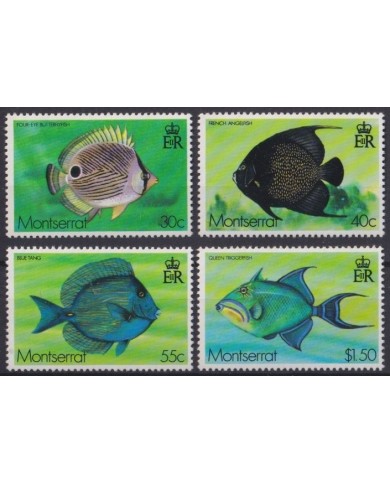 F-EX34301 MONTSERRAT MNH 1978 SEA REEF MARINE WILDLIFE FISH PECES.