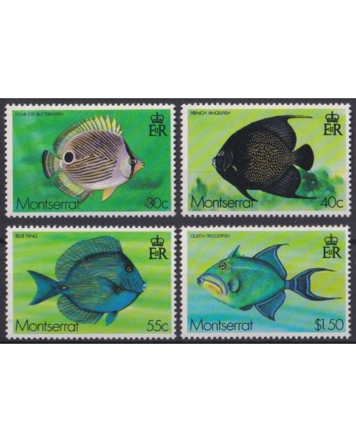 F-EX34301 MONTSERRAT MNH 1978 SEA REEF MARINE WILDLIFE FISH PECES.