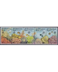 F-EX34334 SEYCHELLES IS MNH 1994 MARINE WILDLIFE FISH PECES CORAL REEF.