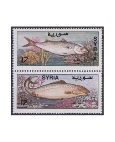 F-EX34341 SYRIA SIRIA MNH 1976 MARINE WILDLIFE FISH PECES CORAL REEF PECES.