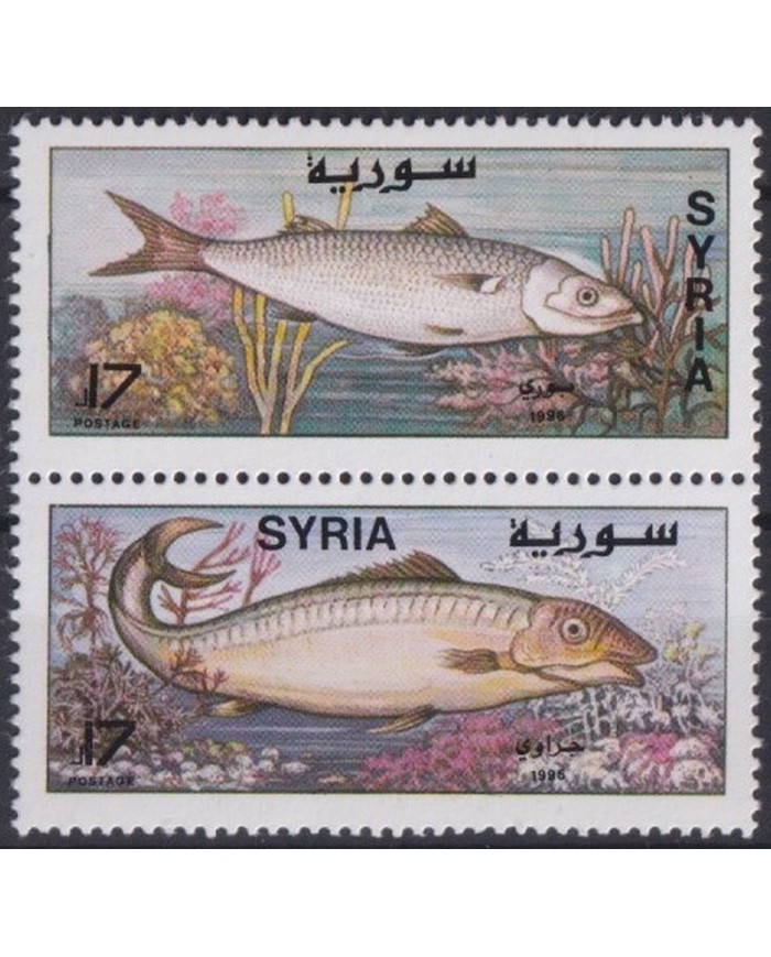 F-EX34341 SYRIA SIRIA MNH 1976 MARINE WILDLIFE FISH PECES CORAL REEF PECES.