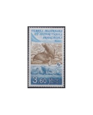 F-EX34343 TAAF ANTARCTIC POLAR MNH 1991 MARINE WILDLIFE FISH PECES SEALION LEON MARINO.
