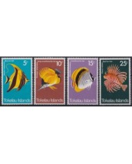 F-EX34351 TOKELAU IS MNH 1995 MARINE REEF WILDLIFE FISH PECES RED FIRE FISH.