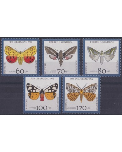 F-EX34381 GERMANY MNH 1992 BUTTERFLIES INSECTS ENTHOMOLOGY MARIPOSAS PAPILLON.