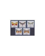 F-EX33875 MALAYSIA MNH PAHANG 1971 BUTTERFLIES MARIPOSAS PAPILLON INSECTS.