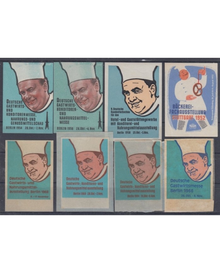 F-EX9641 ALEMANIA GERMANY DEUTSCHLAND 1950-60 CINDERELLA LOT KITCHEN GASTRONOMY.