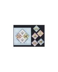 F-EX34764 GHANA 1967 MNH 50TH GIRL GUIDE BOYS SCOUTS JAMBOREE BADEN POWELL SCOUTING.