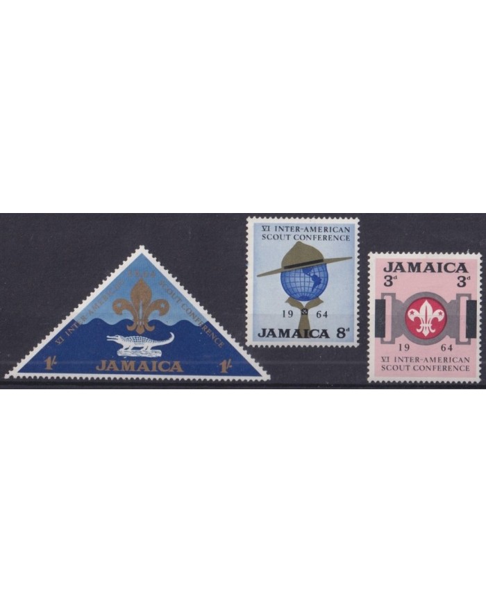 F-EX34774 JAMAICA MH 1964 BOYS SCOUTS SCOUTING JAMBOREE INTER AMERICA CONFERENCE.