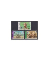 F-EX34874 GAMBIA 1982 MNH 75TH BOYS SCOUTS JAMBOREE BADEN POWELL SCOUTING.