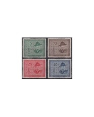 F-EX34888 MALI MNH 1981 BOYS SCOUTS SCOUTING JAMBOREE ABIDJAN FAUNA SURCHARGE.