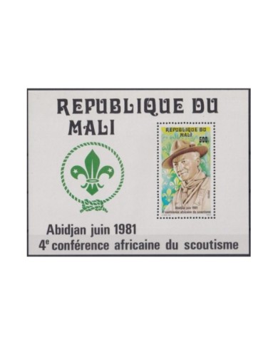 F-EX35424 MALI MNH 1981 BOYS SCOUTS SCOUTING JAMBOREE LORD BADEN POWELL.