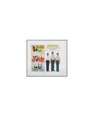F-EX35454 ANTIGUA MNH 1977 BOYS SCOUTS SCOUTING JAMAICA JAMBOREE SHEET.