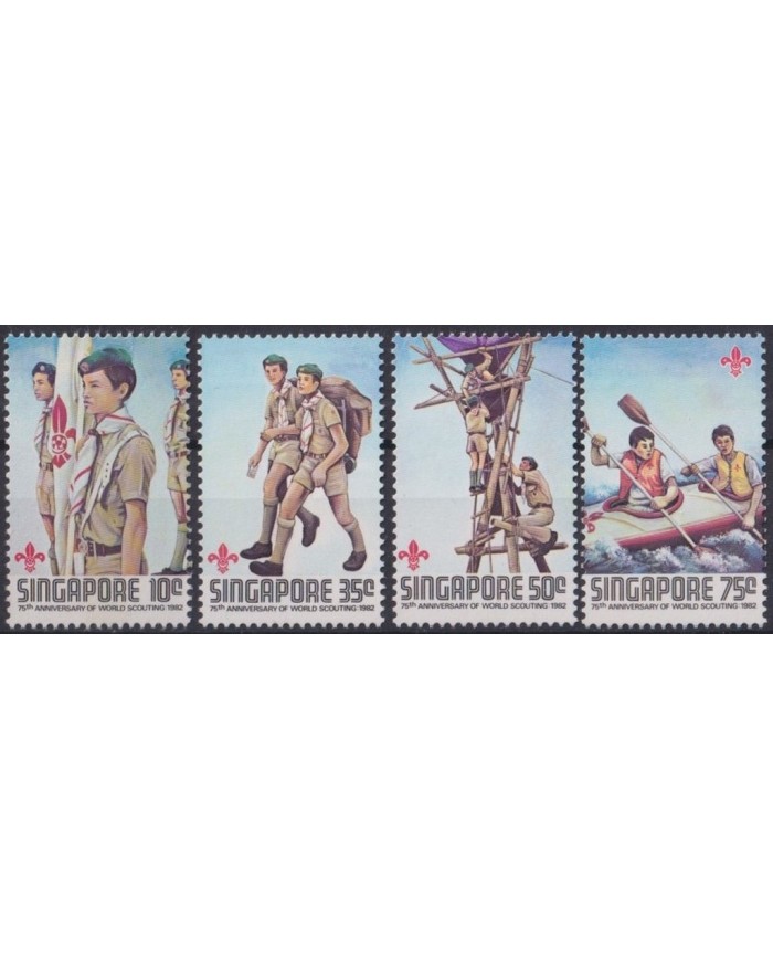 F-EX35502 SINGAPORE MNH 1982 BOYS SCOUTS SCOUTING JAMBOREE.