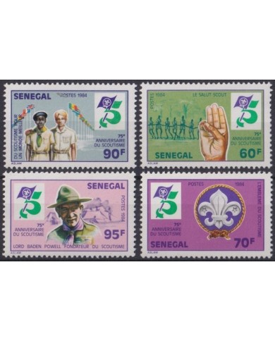 F-EX35504 SENEGAL MNH 1984 BOYS SCOUTS SCOUTING JAMBOREE 75th ANNIVERSARY.