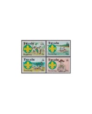 F-EX35523 TUVALU MNH 1982 BOYS SCOUTS SCOUTING JAMBOREE 75th ANNIV.
