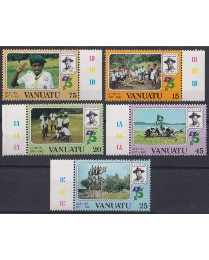 F-EX35526 VANUATU MNH 1982 BOYS SCOUTS SCOUTING JAMBOREE.