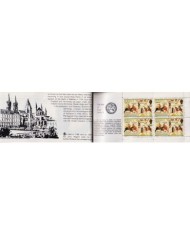 F-EX34966 JERSEY UK ENGLAND MNH 1985 BOOKLED ART HUGUENOT HERITAGE SHIP BARCOS.