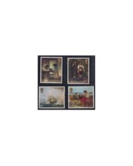 F-EX35045 JERSEY UK ENGLAND MNH 1971 ART PAINTING SHIP BARCOS ARTE.