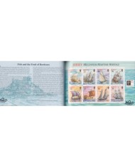F-EX35448 JERSEY UK ENGLAND MNH 2000 BOOKLED MILLENIUM MARITIME HERITAGE SHIP BARCOS.