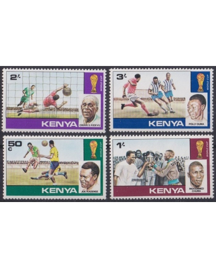 F-EX27844 KENYA MNH 1978 GAMER SOCCER FOOTBALL FUTBOL WOLD CUP.