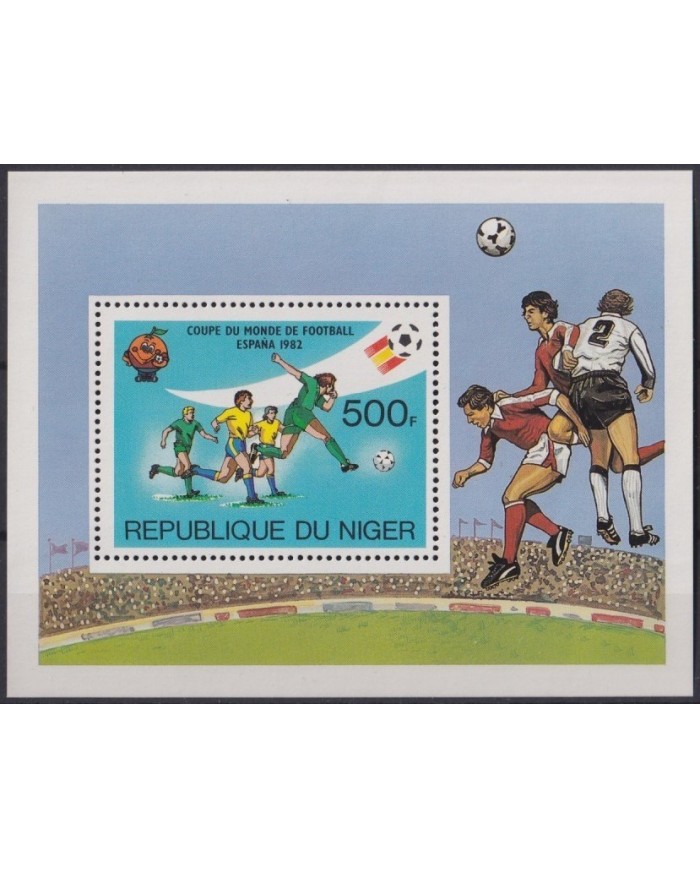 F-EX27886 NIGER MNH 1981 SPAIN ESPAÑA SOCCER FOOTBALL FUTBOL WOLD CUP.