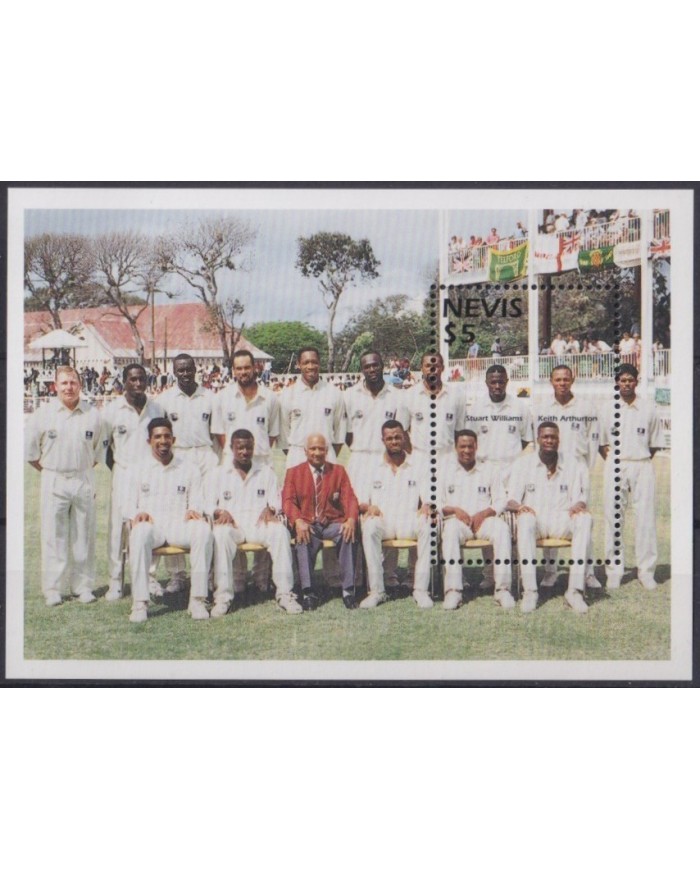 F-EX27926 NEVIS MNH 1997 CRICKET GAMER.