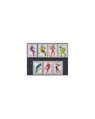 F-EX27991 TANZANIA MNH 1994 WINTER OLYMPIC LILLEHAMMER SKIING.