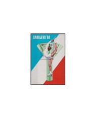 F-EX27995 LAOS MNH 1983 WINTER OLYMPIC SARAJEVO SKIING FIGURE SKATING SINGLE SKI.