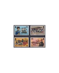 F-EX29285 ALDERNEY UK ENGLAND MNH 1991 MERCHANT WRECK SHIP SAILBOATS LIGHTHOUSE.