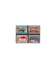 F-EX29307 MAN IS MNH 1981 BRITISH LEGION JUBILEE WAR SHIP LINE PAQUEBOT BOAT BARCOS.