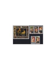 F-EX29382 COOK IS MNH RELIGION 1972 CHRISTMAS NAVIDAD NATIVITY MADONNA VIRGEN ART.
