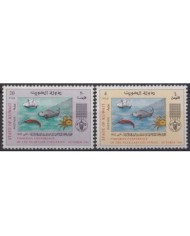 F-EX29413 JERSEY UK ENGLAND MNH 1978 SHIP SAILBOATS BARCO FIRST GOVERNMENT PACKET .