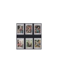 F-EX29471 BENIN MNH RELIGION 1996 CHRISTMAS NAVIDAD ART MURILLO RAPHARL LEONARDO GERARD DAVID.