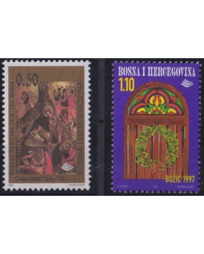 F-EX29476 BOSNIA I HERCEGOVINA MNH RELIGION 1997-98 CHRISTMAS NAVIDAD NATIVITY CHRIST.