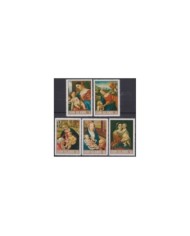 F-EX29597 COOK IS MNH RELIGION 1972 CHRISTMAS NAVIDAD MARY ART CORREGGIO NATIVITY.
