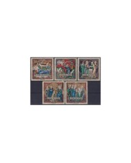 F-EX29606 COOK IS MNH RELIGION 1978 CHRISTMAS NAVIDAD ART HOLY MARY MADONNA NATIVITY WEYDEN MURILLO CRIVELLI.