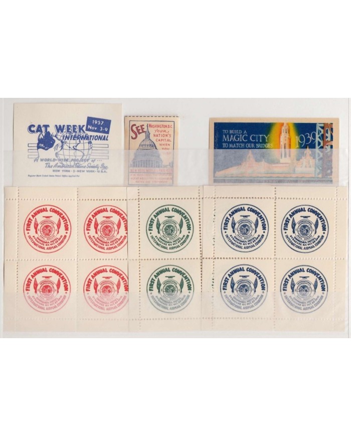 F-EX9240 US USA CINDERELLA STAMPS LOT MNH.