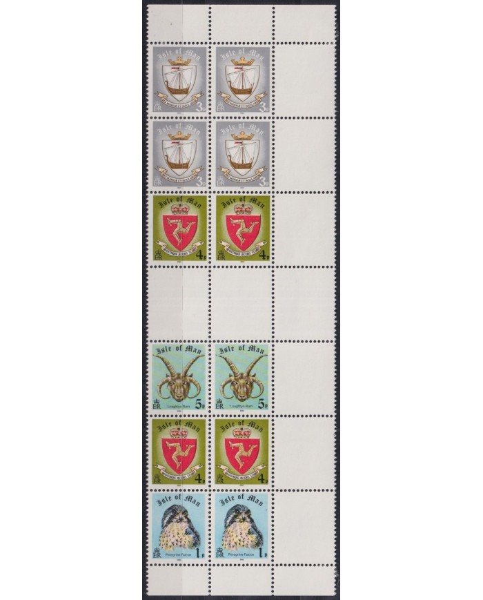 F-EX29352 MAN IS MNH 1979 SPECIAL SHEET TYNWALD FALCON BIRD COAST OF MAN.