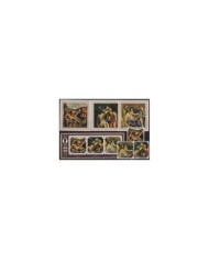 F-EX32131 PAPUA NEW GUINEA MNH 1989 ART ETHNIC TRADITIONAL ARCHITECTURE.