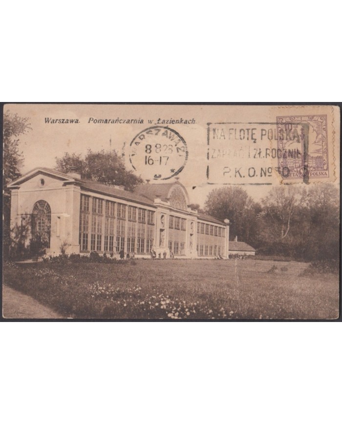 F-EX3888 POLONIA POLAND POLSKA 1928 POSTCARD TO ANTILLES. MILITAR POST?.