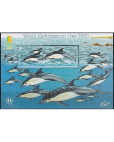 F-EX35447 JERSEY UK ENGLAND MNH 2000 EXPO WILDLIFE ENVIRONMENT DOLPHINS WHALE.