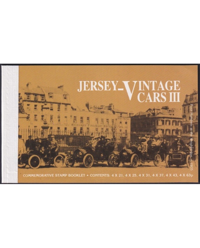 F-EX35442 JERSEY UK ENGLAND MNH 1999 CLASSICS CAR BUILT BENZ CITRÖEN FORD.