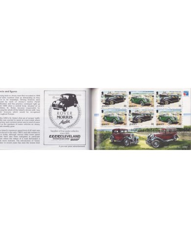 F-EX35442 JERSEY UK ENGLAND MNH 1999 CLASSICS CAR BUILT BENZ CITRÖEN FORD.