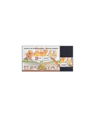 F-EX34984 JERSEY UK ENGLAND MNH 1996 CAPEX´96 COUBERTIN OLYMPIC CENTENARY.
