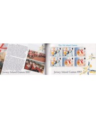 F-EX34990 JERSEY UK ENGLAND MNH 1997 JERSEY GAMES SHOOTING CYCLING GYMNASTICS.