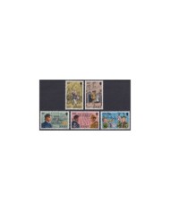F-EX34832 ASCENSION MNH 1985 75TH ANIV GIRL GUIDE BOYS SCOUTS JAMBOREE SCOUTING.